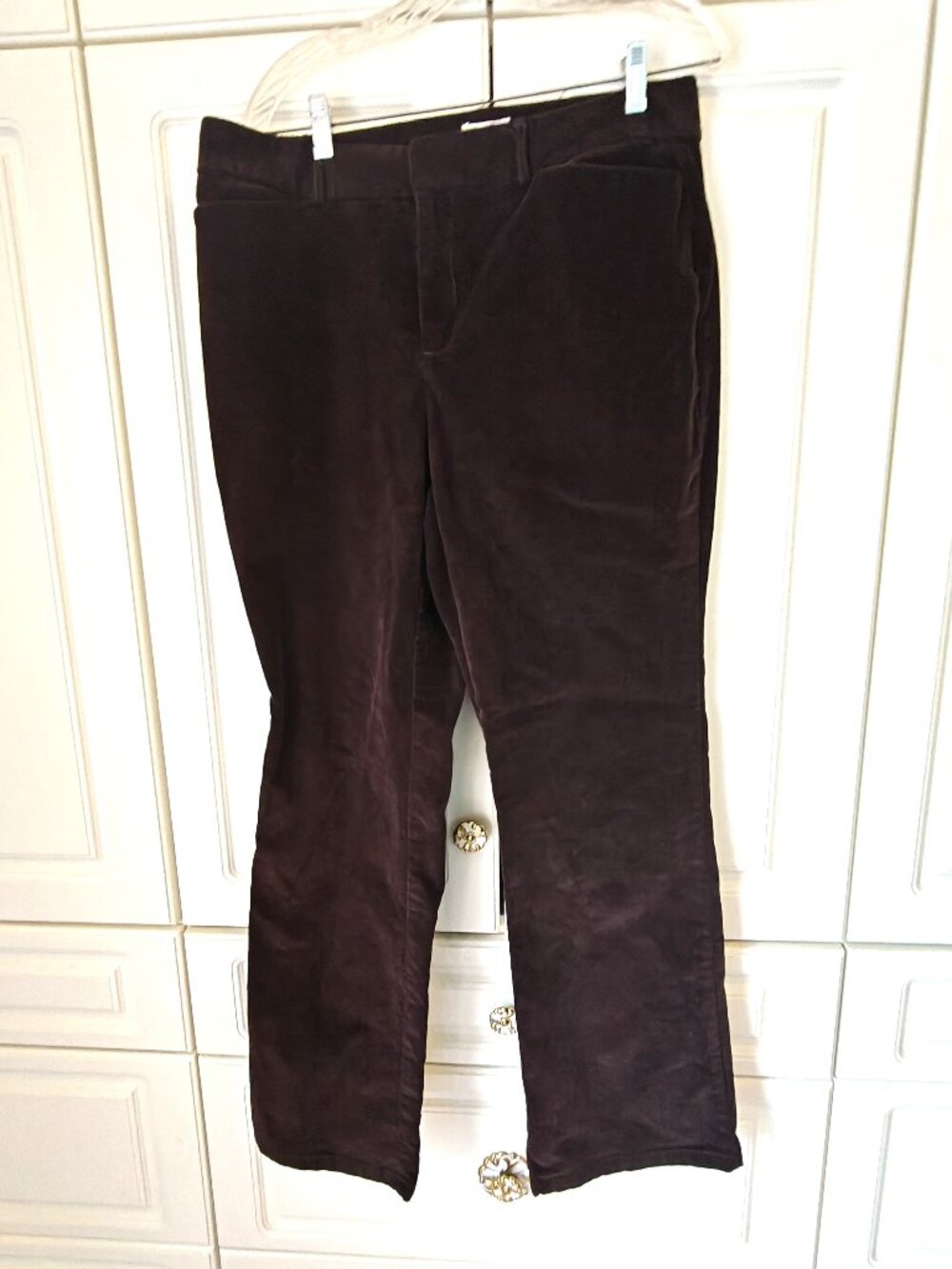 Dockers Brown Women's Corduroy Pants, Size 14 Medium, Average, New